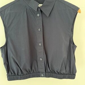COS Sleeveless Button-Down Shirt